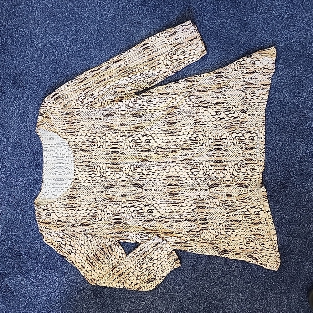 Jones New York Women's Medium Quarter Sleeve Top